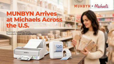 MUNBYN Partners with Michaels to Bring Creative-Focused Smart Printing Solutions to U.S. Crafters Nationwide