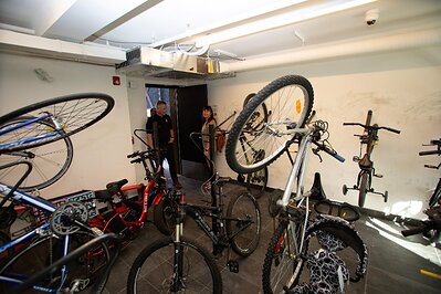 Residents have access to a bike room.