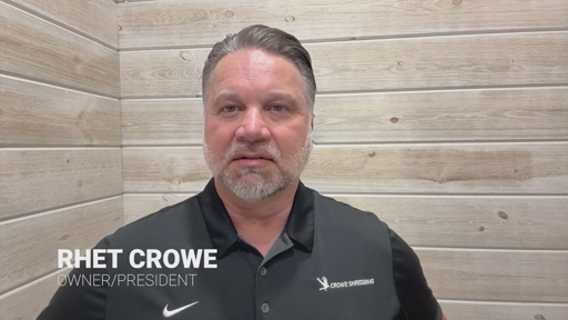 Document Shredding Expert Rhet Crowe of Centerville, Ohio Highlights Why Recycling Is Not Secure Document Disposal in HelloNation