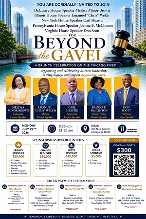 Historic Black House Speakers from Across the Nation to Gather in Chicago for "Beyond the Gavel" Brunch Celebration