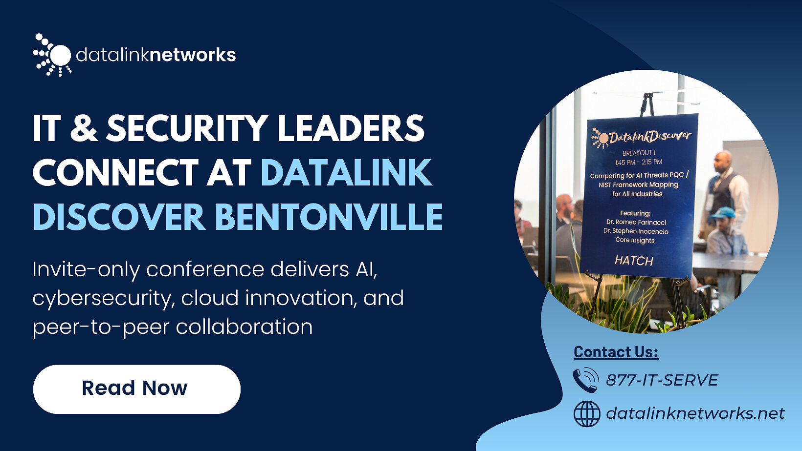 Datalink Networks Hosted IT and Security Leaders at Discover Conference