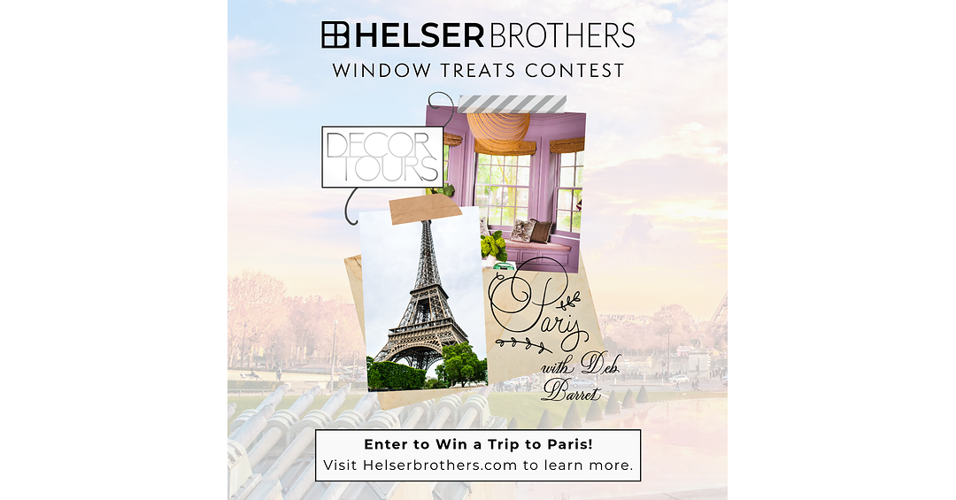 Design Your Way to Paris! Helser Brothers Announces 2026 Window Treats Contest
