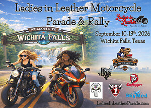 The Largest Traveling All-Female Motorcycle Parade Roars Into Wichita Falls This September