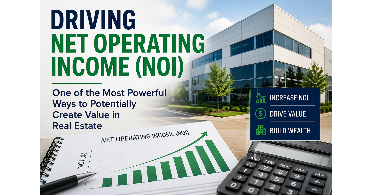 Driving Net Operating Income (NOI) One of the Most Powerful Ways to Potentially Create Value in Real Estate