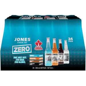 Jones Soda Expands Craft Soda Portfolio with Zero Sugar Lineup at Western Canada Club Stores