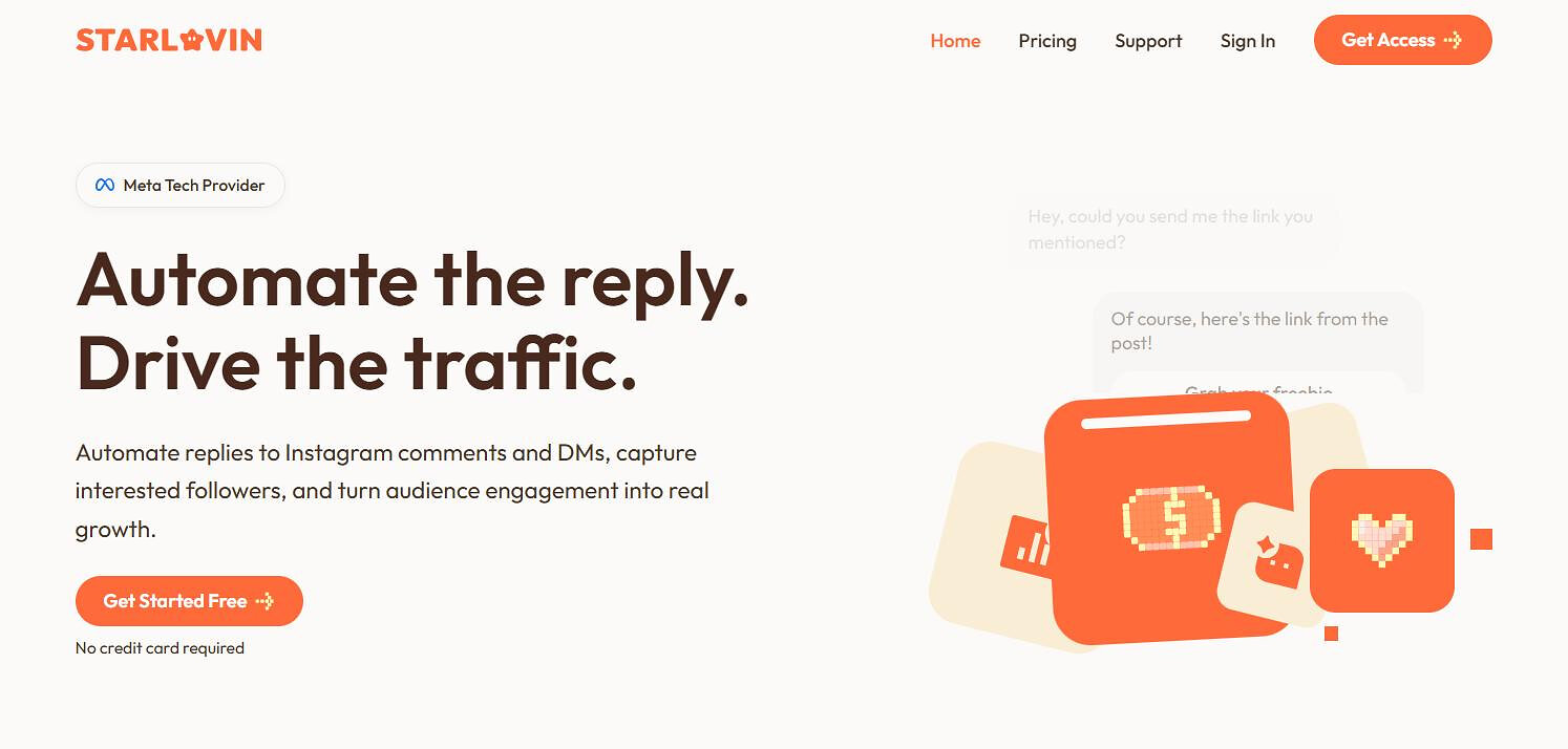 StarLovin Highlights Email Capture and Contacts for Instagram DM and Facebook Messenger Automation