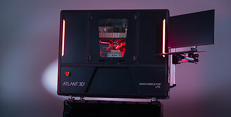 ATLANT 3D's NANOFABRICATOR® LITE bridges AI-driven materials discovery with rapid experimental validation.