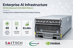 Saitech Configures Multi-Million-Dollar NVIDIA Blackwell AI Infrastructure for a Global Financial Technology Company