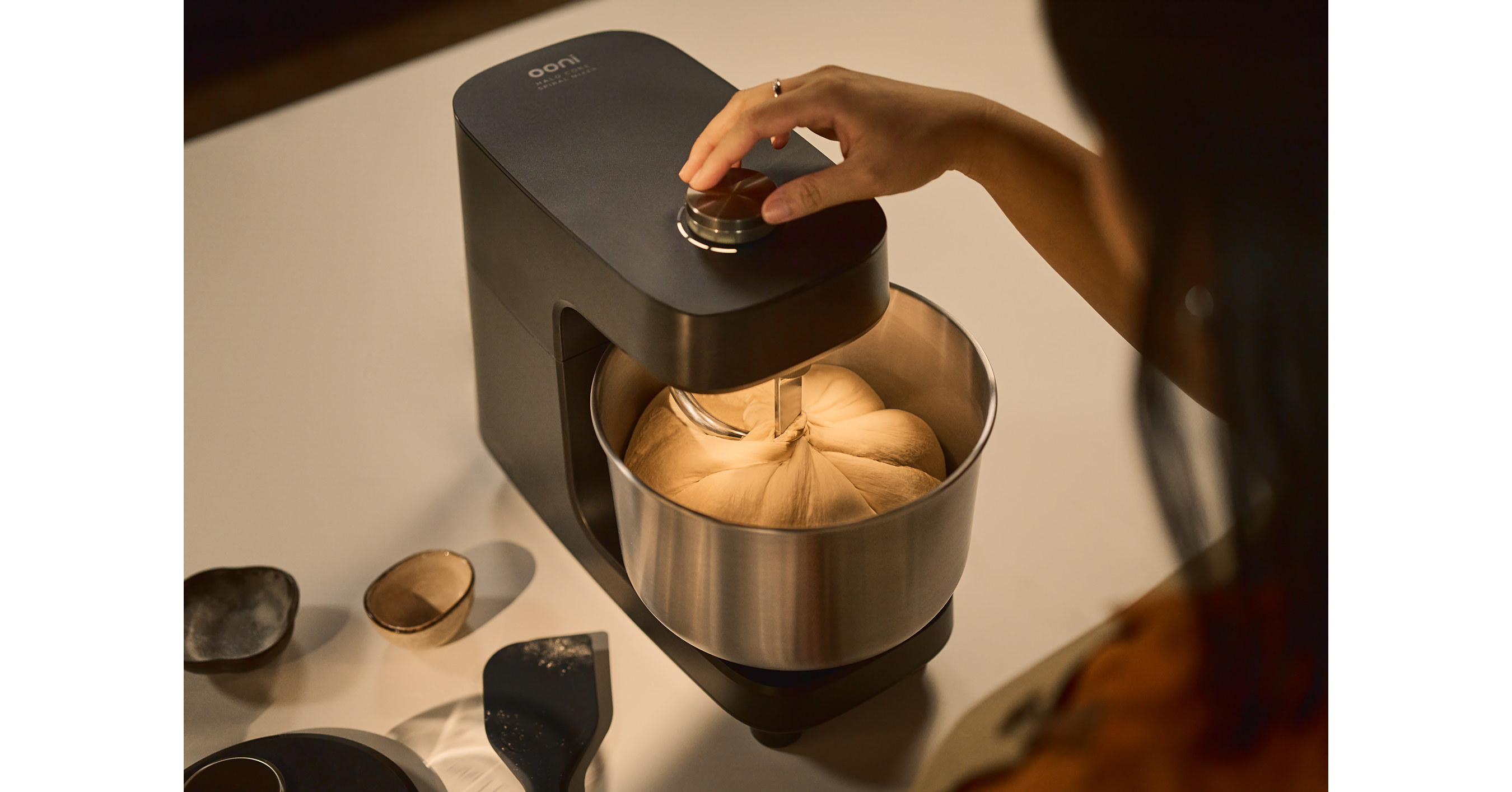 Ooni's Halo Core Spiral Mixer Makes Professional-Grade Spiral Mixing the New At-Home Standard