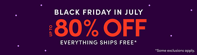 Up to 80% off all things home July 23-27
