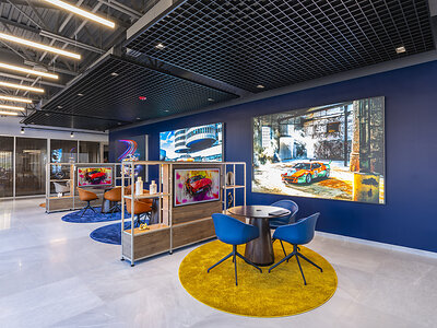 Interior photo of BMW Houston Midtown location