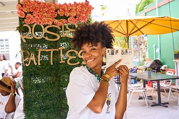 Nevis Mango Festival Passport Food Tour Stop at Rosie's Patties.
