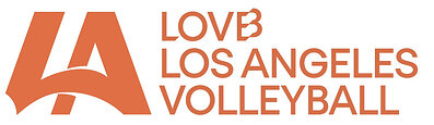 LOVB LV Volleyball Logo