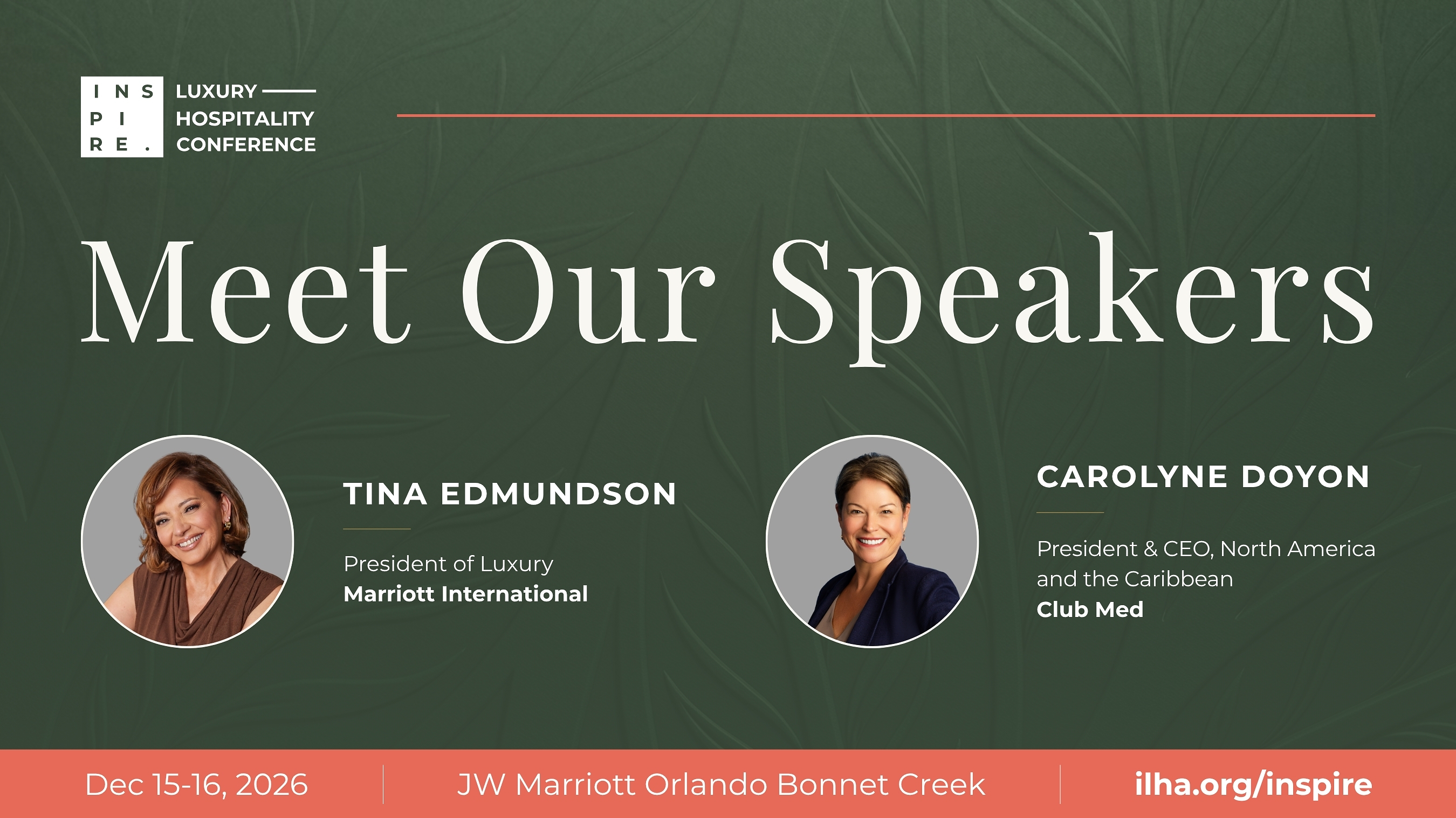 International Luxury Hotel Association's INSPIRE 2026 Returns to Orlando This December