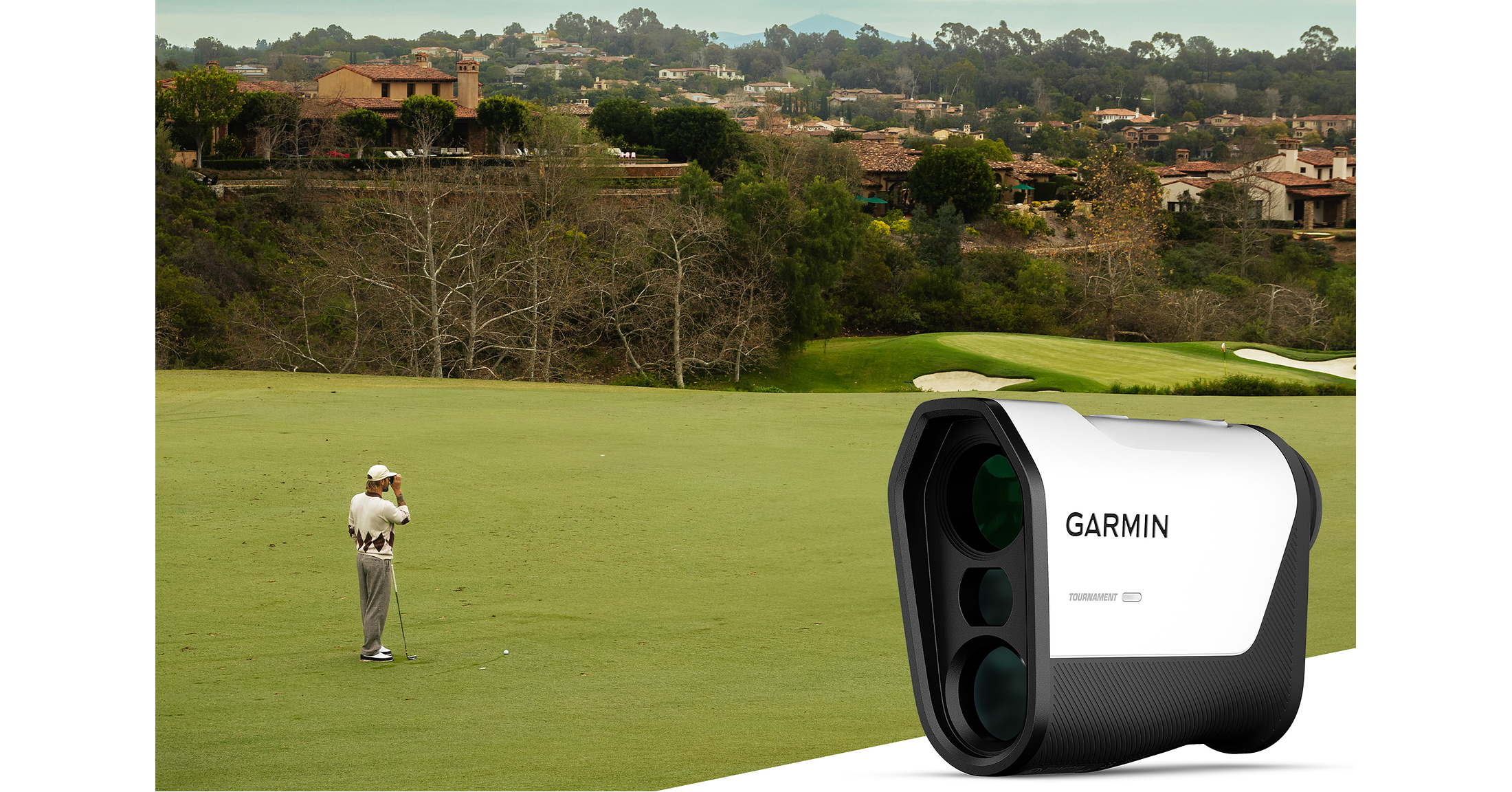 Take the guesswork out of the game with Approach Z10, a compact laser rangefinder from Garmin