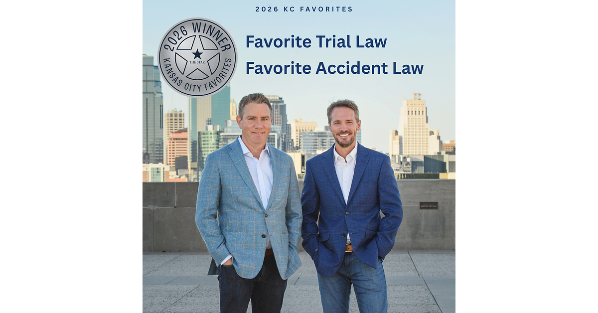 Foster Wallace Personal Injury Lawyers Named a 2026 Certified KC Favorite