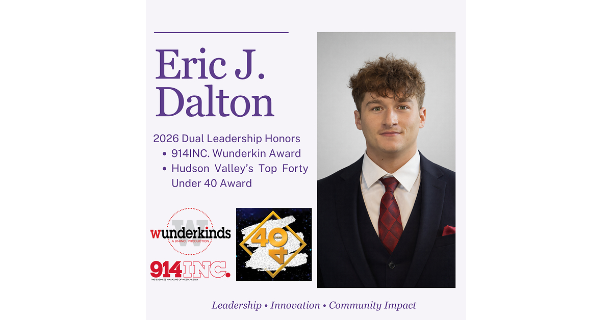Eric J. Dalton Receives Dual Leadership Honors for Innovation, Vision, and Community Impact
