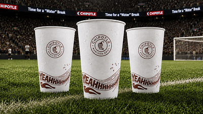 Chipotle is putting a twist on hydration breaks during this summer’s international tournament final on July 19, giving fans a chance to unlock entrée offers.