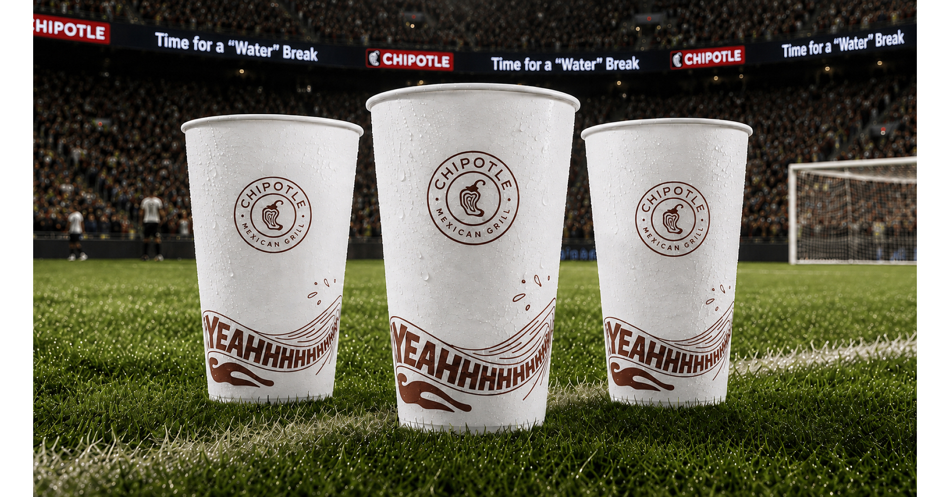 CHIPOTLE PUTS A NEW TWIST ON SOCCER'S HYDRATION BREAK WITH $1 MILLION IN FREE BURRITOS