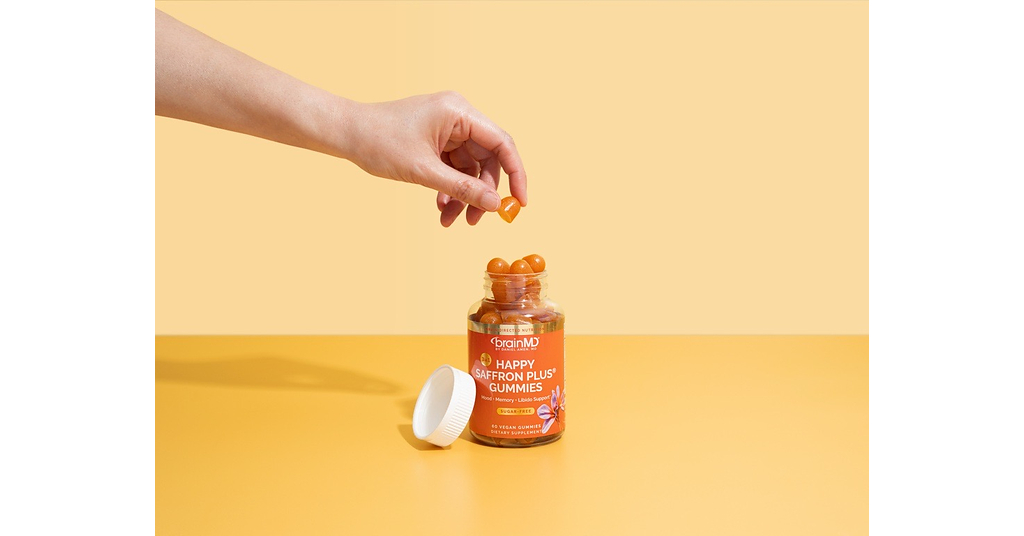 BrainMD Launches Happy Saffron Plus® Gummies, Making Its Beloved Brain Health Formula Easier Than Ever To Enjoy Daily