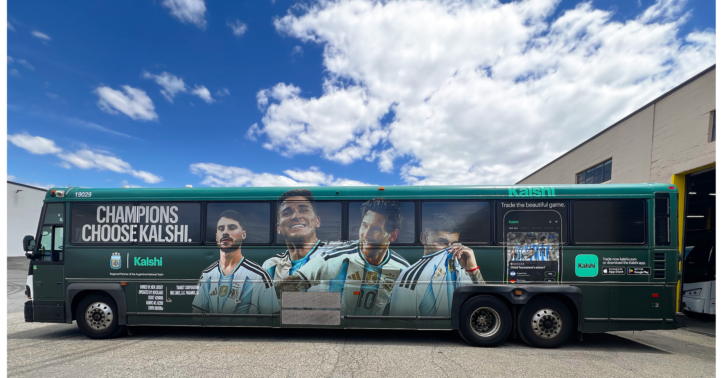 Coach USA/Perfect Body Wraps 25 Buses in World Cup-Themed Graphics for National and Regional Brands