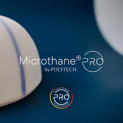 POLYTECH Health & Aesthetics announced the phased introduction of Microthane®*, representing the latest update in one of the company's most established technologies.
*Microthane® implants are manufactured according to the process described under European patent application EP26184379.1 of 10 June 2026.