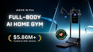 AEKE S1 Pro Raises Over US$5.86 Million on Kickstarter, Marking a New Milestone for Smart Home Gyms