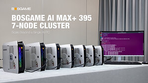BOSGAME Demonstrates Scalable Private AI with 7-Node AI MAX+ 395 Cluster