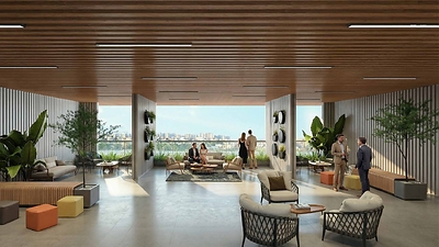 Scenic lakeview at SNN Raj Bay Vista
