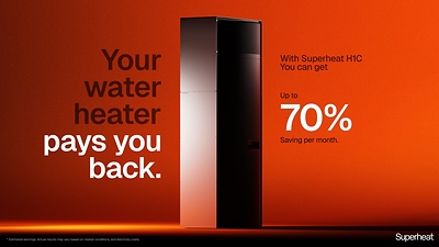 CES Award-Winning Superheat H1C Opens Pre-Orders for World’s First Bitcoin-Mining Water Heater