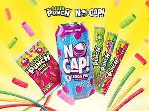 NO CAP! Soda Pop and SOUR PUNCH® Candy Announce Licensing Partnership to Bring One of America's Most Iconic Candy Brands into the Better-for-You Soda Category