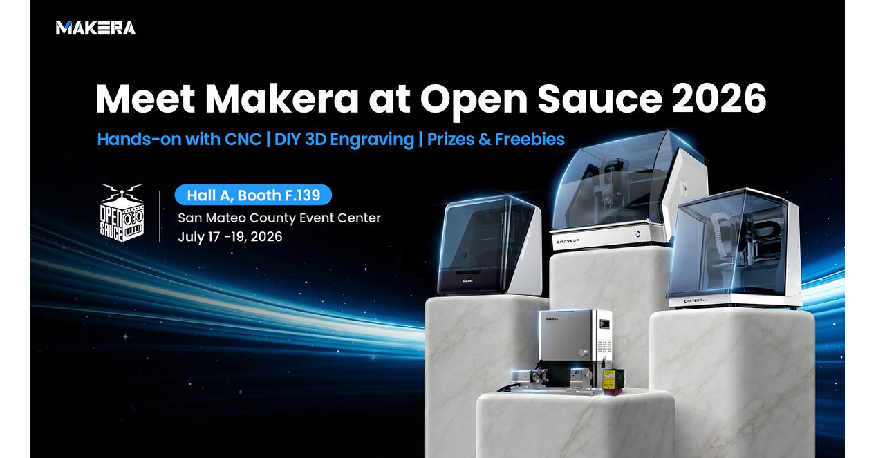 Makera to Showcase Z1 and Its AI-Powered Desktop CNC Ecosystem at Open Sauce 2026