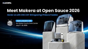 Makera to Showcase Z1 and Its AI-Powered Desktop CNC Ecosystem at Open Sauce 2026