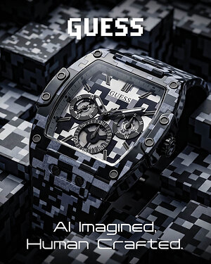GUESS Introduces AI Venix: A Limited-Edition Timepiece Inspired by the Digital World.