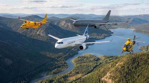 Rendering of some Airbus products in Canada - © AIRBUS SAS 2026