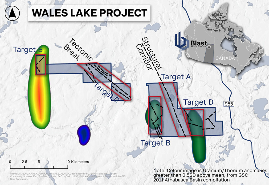 Blast Resources entdeckt Uran/Thorium-Anomalie in Saskatchewan