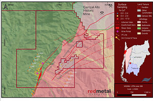 Red Metal's Carrizal IP Survey Defines a Chargeability Trend Across All Six Consecutive Lines, Open at Depth