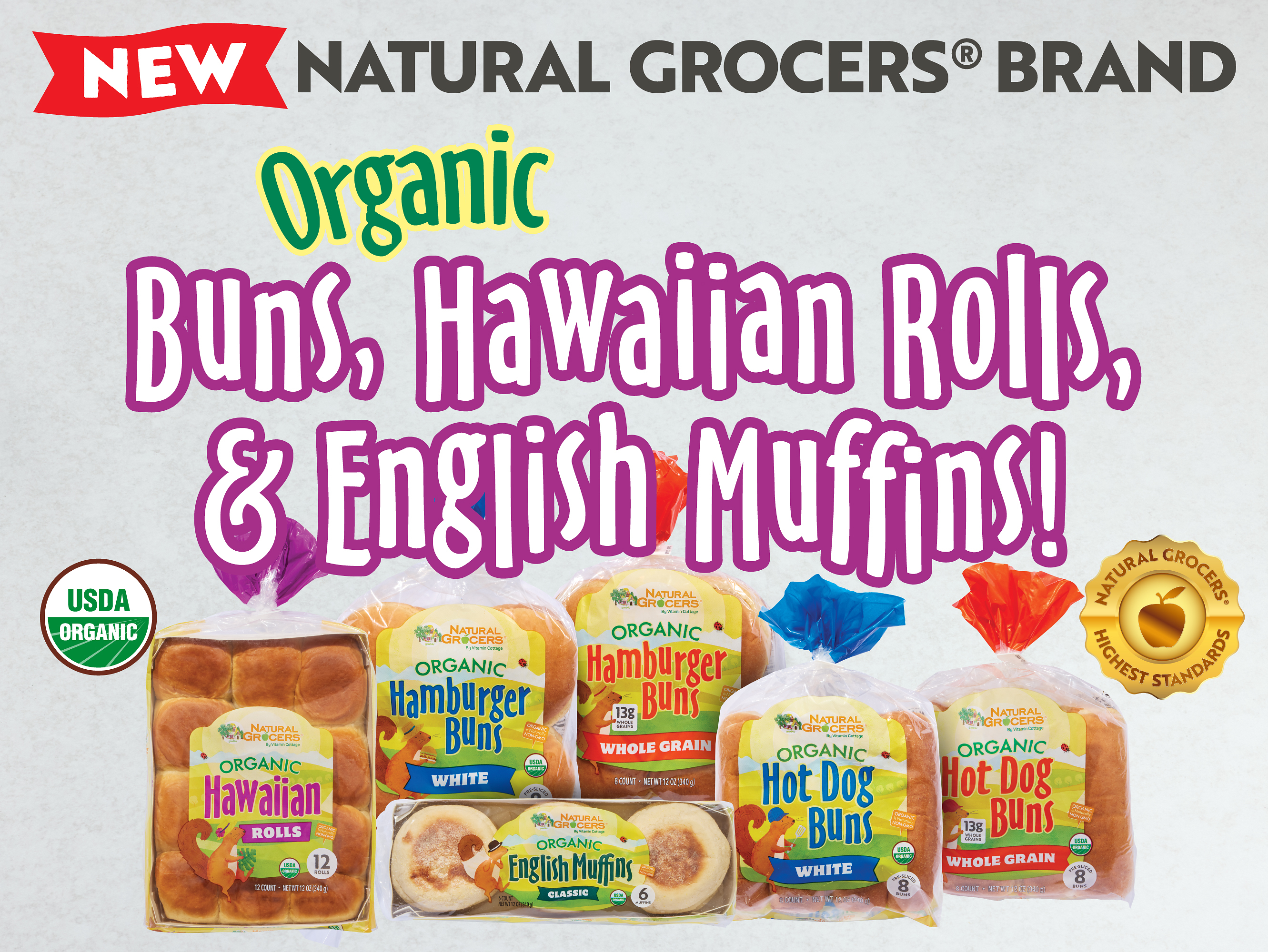 Natural Grocers® Expands Private-Label Brand With Six New Organic Bread Varieties