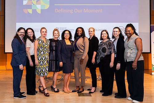 Members of the Collaborative for Advancing Youth Development with NYC DYCD Commissioner Sandra Escamilla-Davies 