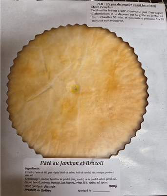 pâté au jambon e pâté au jambon e