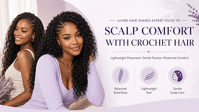 Luvme Hair Shares Expert Guide to Scalp Comfort With Crochet Hair