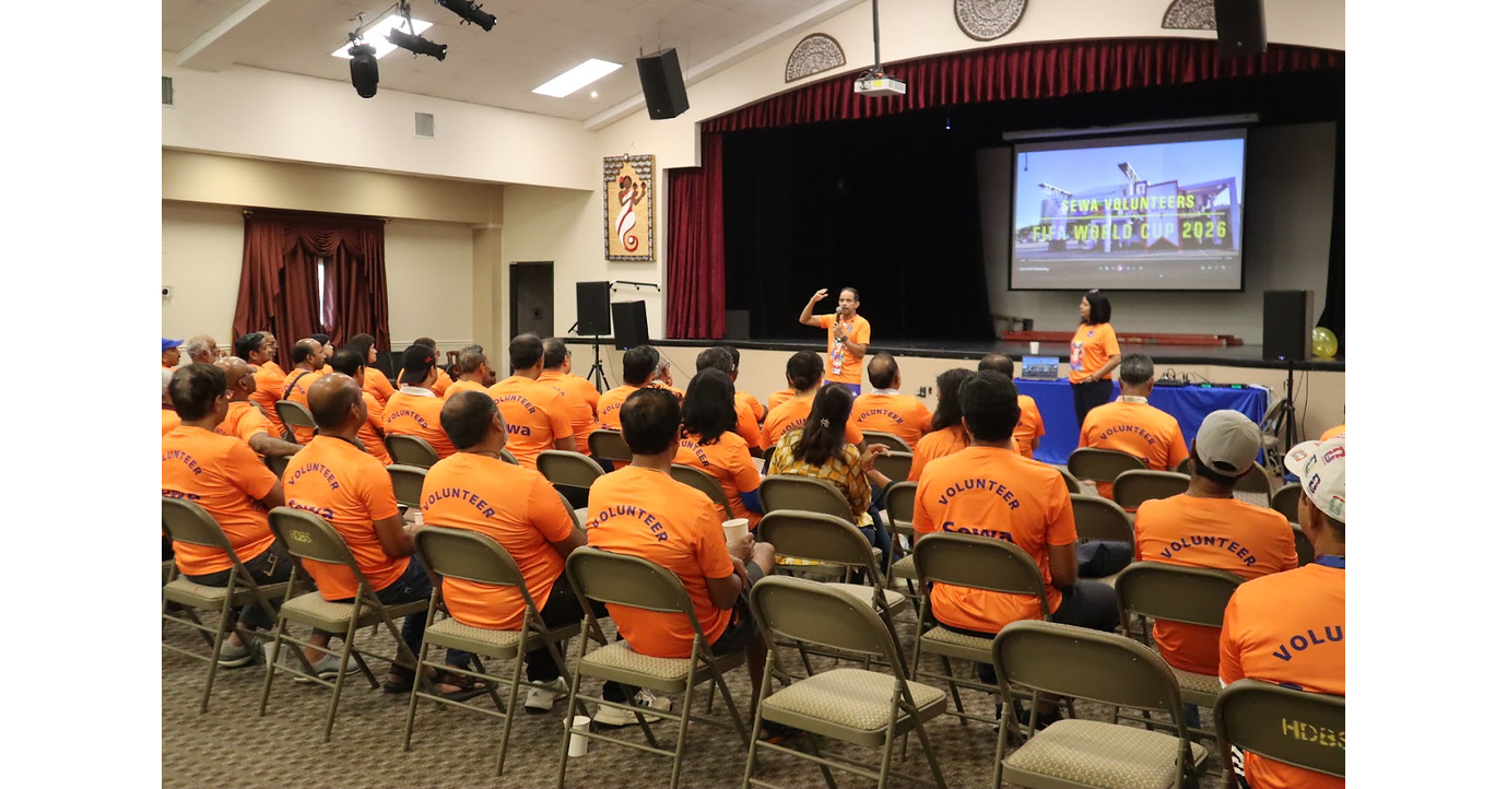 Sewa International Volunteers Support FIFA World Cup Operations in Houston, Raise Funds for Family Services