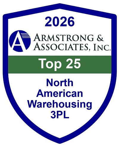 Armstrong & Associates Top 25 North American Warehousing 3PL Award Armstrong & Associates Top 25 North American Warehousing 3PL Award