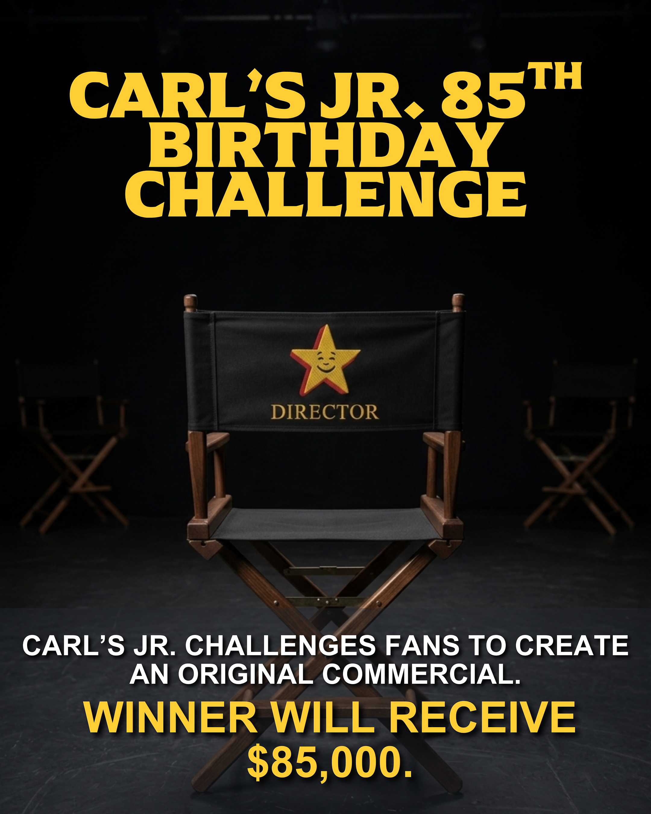 Carl's Jr.® Celebrates 85 Years with $85,000 Prize for one Creative Fan