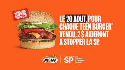 Chaque Teen Burger™ compte : la 18e édition du Rendez-vous A&amp;W pour stopper la SP est de retour le 20 août