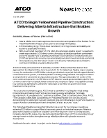 ATCO to Begin Yellowhead Pipeline Construction: Delivering Alberta Infrastructure that Enables Growth