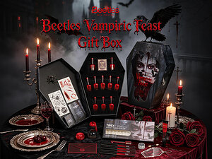 Beetles Gel Polish Unveils the Vampiric Feast Gift Box for Gothic 2026 Halloween Nails