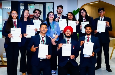 Chandigarh University Students After Completing Certification Course LinkedIn Learning Campus to Connect Workshop, Secure Top Three Spots in Case Study Competition
