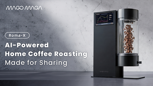 Mago Maga lance le « Roma-X », un torréfacteur à café domestique doté d'IA, sur Kickstarter, le 23 juillet
