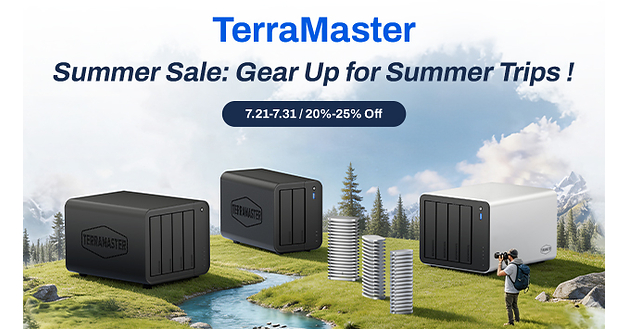 TerraMaster Offers up to 25% Off on Selected NAS & DAS